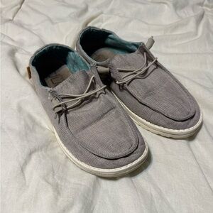 Hey Dude Women's Gray Loafers